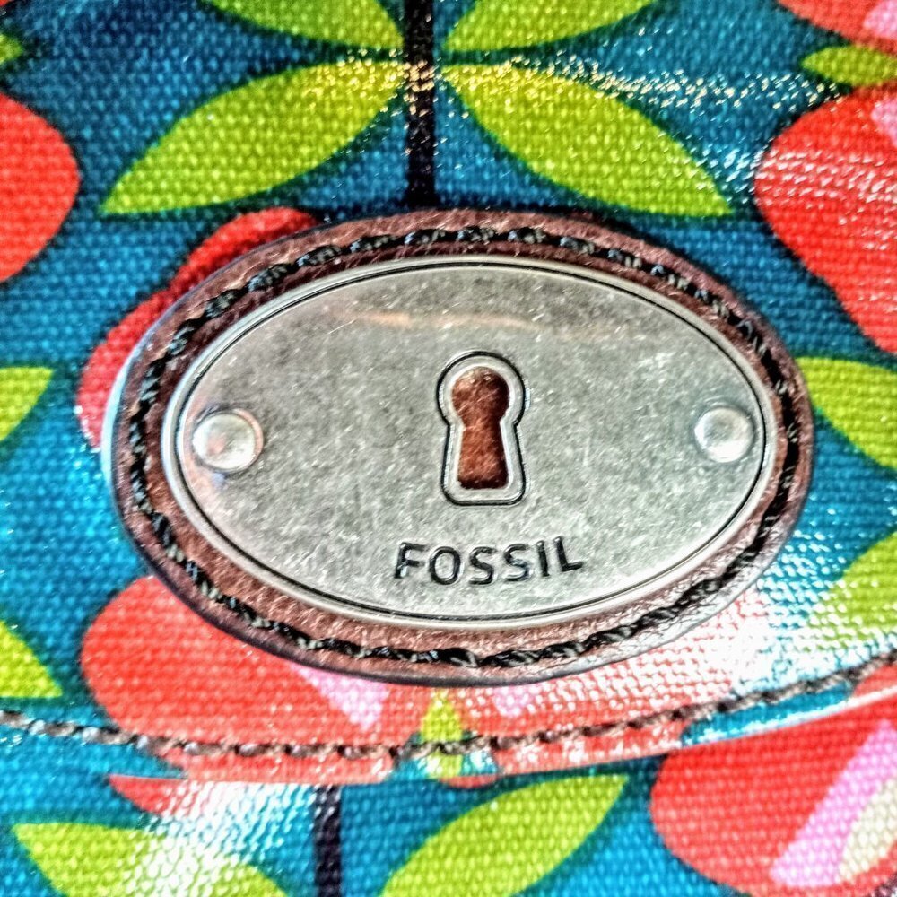 Fossil Crossbody Coated Canvas Print Bag - image 6